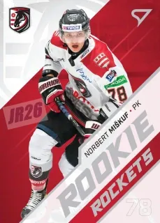 Miškuf Norbert SportZoo Tipos Extraliga 2021-22 Rookie Rockets č.RR-06