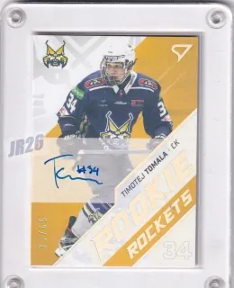 Tomala Timotej SportZoo Tipos Extraliga 2021-22 Rookie Rockets Auto /45 č.RR-08