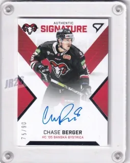 Berger Chase SportZoo Tipos Extraliga 2021-22 Authentic Signature Level 1 -/90 č.SL1-CB