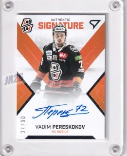 Pereskokov Vadim SportZoo Tipos Extraliga 2021-22 Authentic Signature Level 1 -/90 č.SL1-VP