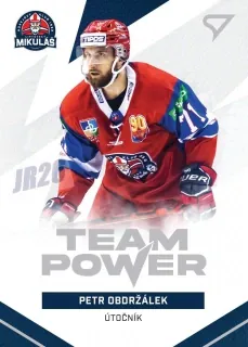 Obdržálek Petr SportZoo Tipos Extraliga 2021-22 Team Power č.TP-33