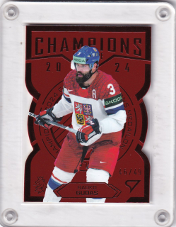Gudas Radko SportZoo ČR Rep. 2025 Champions 2024 xx/49 RED č.GC-04