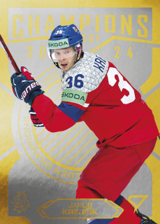 Jakub Krejčík  SportZoo ČR Rep. 2025 Champions 2024 č.GC-07