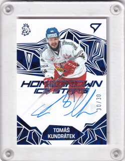  Tomáš Kundrátek SportZoo ČR Rep. 2025 Homegrown Ice Stars AUTO /30 č.HSS-TK
