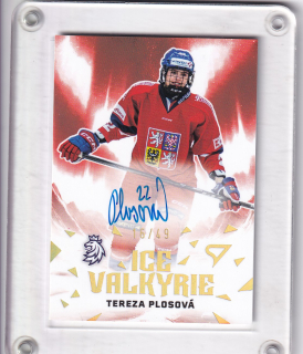  Tereza Plosová SportZoo ČR Rep. 2025 Ice Valkyrie AUTO /49 č.IVS-PO