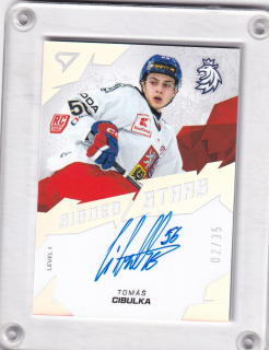 Cibulka Tomáš SportZoo ČR Rep. 2025 Signed Stars - Level 1 xx/35 č.SL1-TC