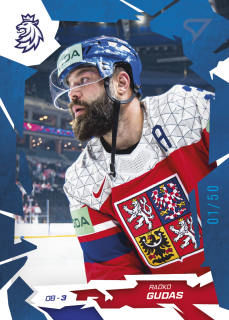 Radko Gudas SportZoo Hokejové Česko 2026 Base Blue /50 č.9