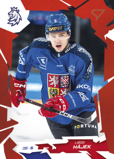 Libor Hájek SportZoo Hokejové Česko 2026 Base Scarled Red č.10