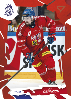 Jiří Černoch SportZoo Hokejové Česko 2026 Base Scarled Red č.25