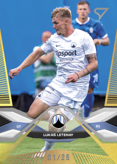LUKÁŠ LETENAY SportZoo Chance liga 2025-26 II.série Base Gold /25 č.287
