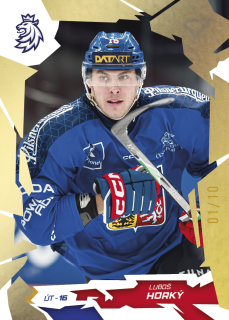 Luboš Horký SportZoo Hokejové Česko 2026 Base Gold /10 č.30