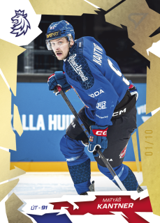 Matyáš Kantner SportZoo Hokejové Česko 2026 Base Gold /10 č.33