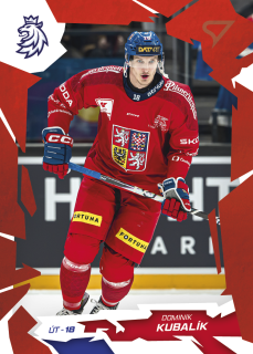 Dominik Kubalík  SportZoo Hokejové Česko 2026 Base Scarled Red č.39