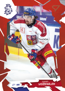 Daniel Voženílek  SportZoo Hokejové Česko 2026 Base Scarled Red č.51