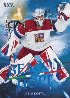 Lukáš Dostál  SportZoo Hokejové Česko 2026 Beacon of Hope č.BH-03
