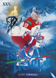 Karel Vejmelka  SportZoo Hokejové Česko 2026 Beacon of Hope č.BH-04