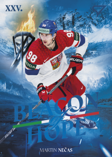 Martin Nečas SportZoo Hokejové Česko 2026 Beacon of Hope č.BH-22