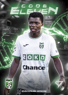 EMMANUEL AYAOSI SportZoo Chance liga 2025-26 II.série Code Eleven č.CE-25