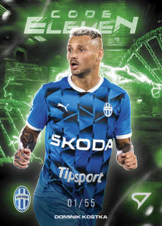 DOMINIK KOSTKA SportZoo Chance liga 2025-26 II.série Code Eleven /55 č.CE-28