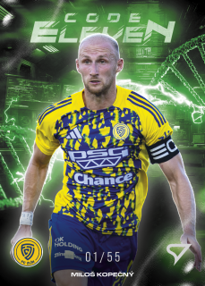 MILOŠ KOPEČNÝ SportZoo Chance liga 2025-26 II.série Code Eleven /55 č.CE-35