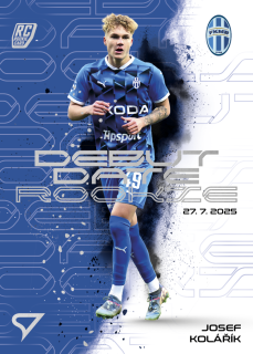 JOSEF KOLÁŘÍK SportZoo Chance liga 2025-26 II.série Debut Date Rookie č.DR-11
