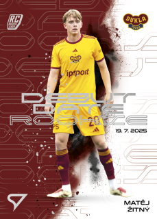MATĚJ ŽITNÝ SportZoo Chance liga 2025-26 II.série Debut Date Rookie č.DR-14