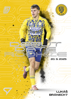LUKÁŠ BRÁNECKÝ SportZoo Chance liga 2025-26 II.série Debut Date Rookie č.DR-18