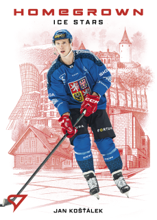 Jan Košťálek SportZoo Hokejové Česko 2026 Homegrown Ice Stars č.HS-07