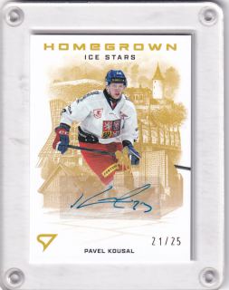 Pavel Kousal SportZoo Hokejové Česko 2026 Homegrown Ice Stars AUTO /25 č.HS-20