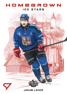 Jakub Lauko SportZoo Hokejové Česko 2026 Homegrown Ice Stars č.HS-24