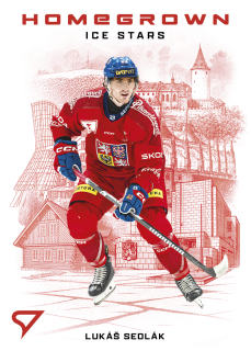 Lukáš Sedlák SportZoo Hokejové Česko 2026 Homegrown Ice Stars č.HS-25