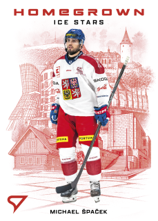 Michael Špaček SportZoo Hokejové Česko 2026 Homegrown Ice Stars č.HS-27