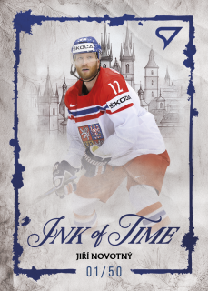 Jiří Novotný SportZoo Hokejové Česko 2026 Ink of Time /50 č.IT-6
