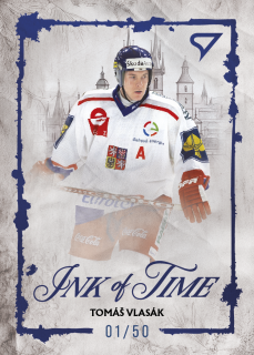 Tomáš Vlasák SportZoo Hokejové Česko 2026 Ink of Time /50 č.IT-9