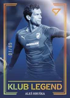 Aleš Hruška  SportZoo Chance liga 2025-26 II.série Klub Legend /85 č.KL47