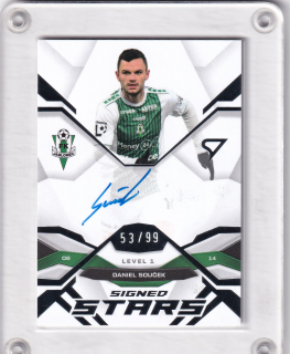 DANIEL SOUČEK  SportZoo Chance liga 2025-26 II.série Signed Stars - Level 1 xx/99 č.SL1-DS