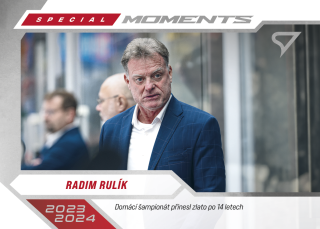 Radim Rulík SportZoo Hokejové Česko 2026 Special Moments č.SM-20