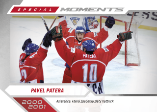 Pavel Patera SportZoo Hokejové Česko 2026 Special Moments č.SM-25
