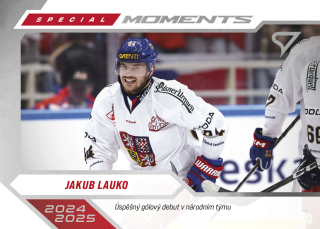 Jakub Lauko SportZoo Hokejové Česko 2026 Special Moments č.SM-27