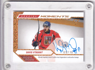 David Výborný SportZoo Hokejové Česko 2026 Special Moments AUTO /10 č.SMS-DV