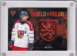 Jan Rutta SportZoo Hokejové Česko 2026 Shield of Valor Bronze /15 č.SV-JR