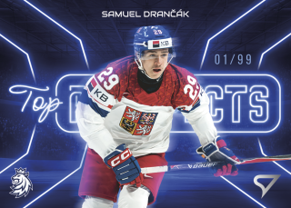 Samuel Drančák SportZoo Hokejové Česko 2026 Top Prospects Blue /99 č.TP-19