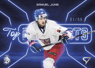 Samuel Jung SportZoo Hokejové Česko 2026 Top Prospects Blue /99 č.TP-24
