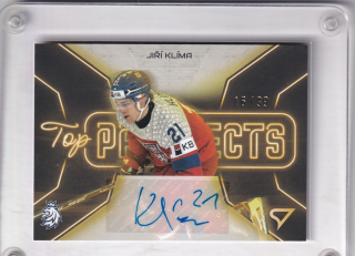Jiří Klíma SportZoo Hokejové Česko 2026 Top Prospects AUTO /39 č.TPS-JK