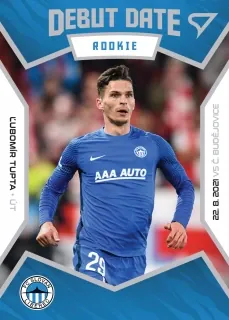 Tupta Ľubomír SportZoo Fortuna Liga I.série 2021-22 Debut Date Rookie č.DR04