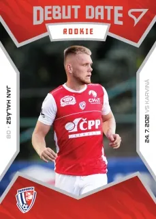 Halász Jan SportZoo Fortuna Liga I.série 2021-22 Debut Date Rookie č.DR05