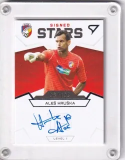 Hruška Aleš SportZoo Fortuna Liga I.série 2021-22 Team Leaders Auto /199 -Level 1 č.S1-AH