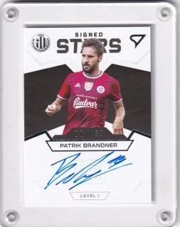 Brandtner Patrik SportZoo Fortuna Liga I.série 2021-22 Team Leaders Auto /199 -Level 1 č.S1-BR