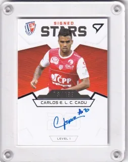 E.L.Cruz Cadu Carlos SportZoo Fortuna Liga I.série 2021-22 Team Leaders Auto /199 -Level 1 č.S1-CR