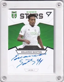 Santos Eduardo SportZoo Fortuna Liga I.série 2021-22 Team Leaders Auto /199 -Level 1 č.S1-ES